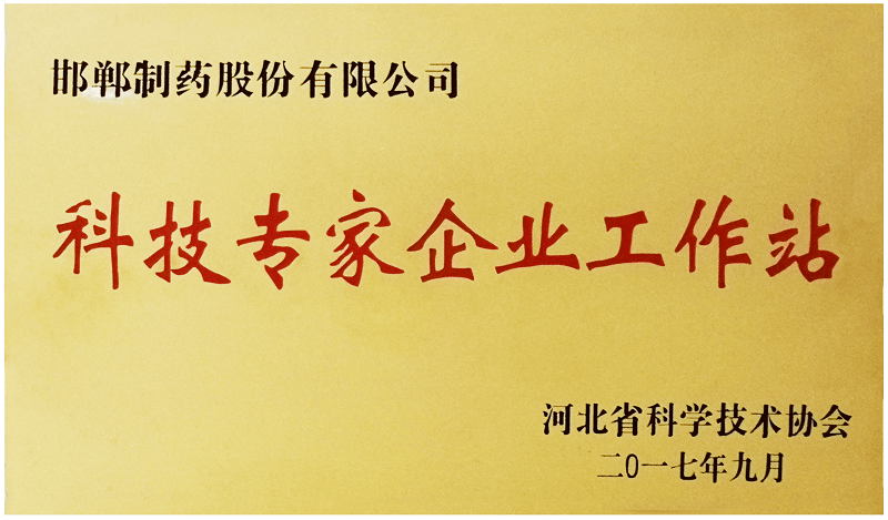 2017年科技專家企業(yè)工作站